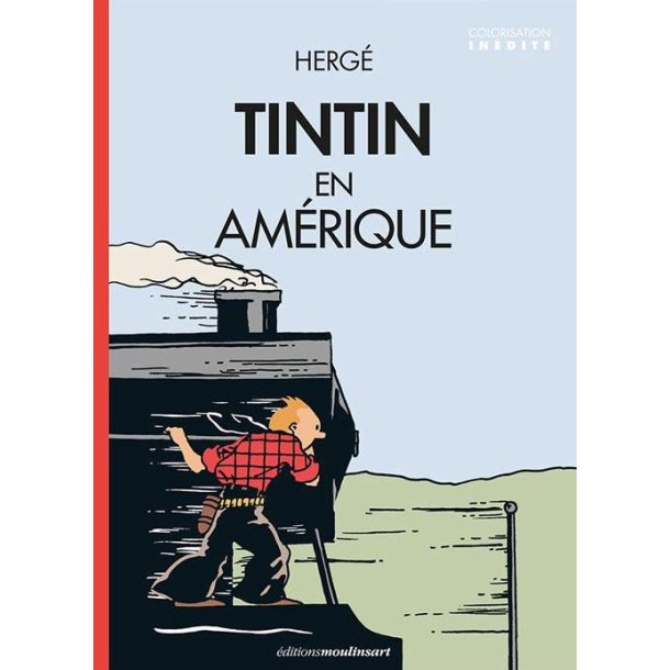 Tintin Postkort - Tintin i Amerika (original udgave)