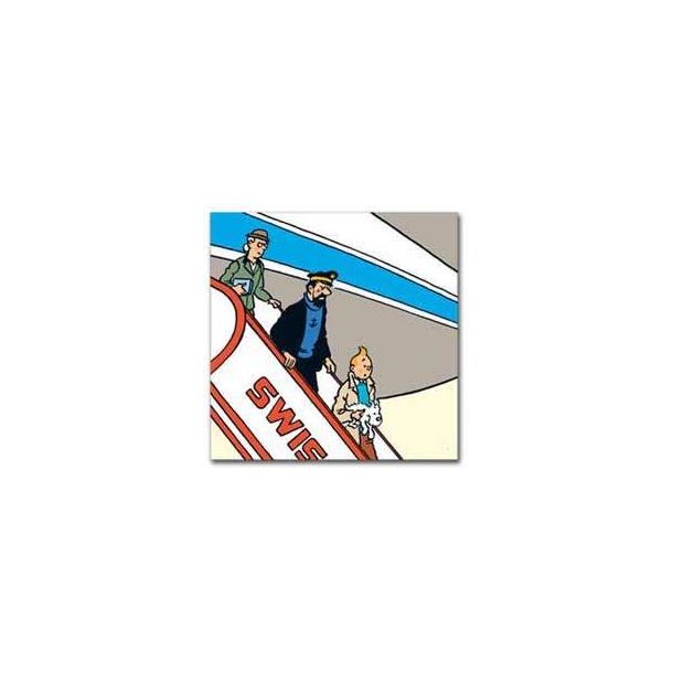 Tintin &amp; Haddock Swissair