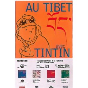 Udstillingsplakat Tibet - Paris