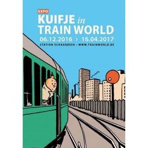 Tintin Udstillingsplakat Train World