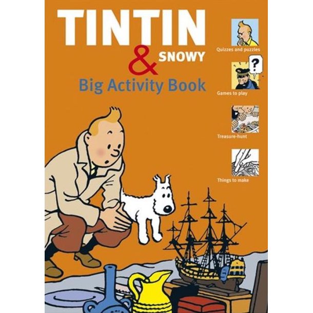 Tintin Aktivitetsbog - Engelsk