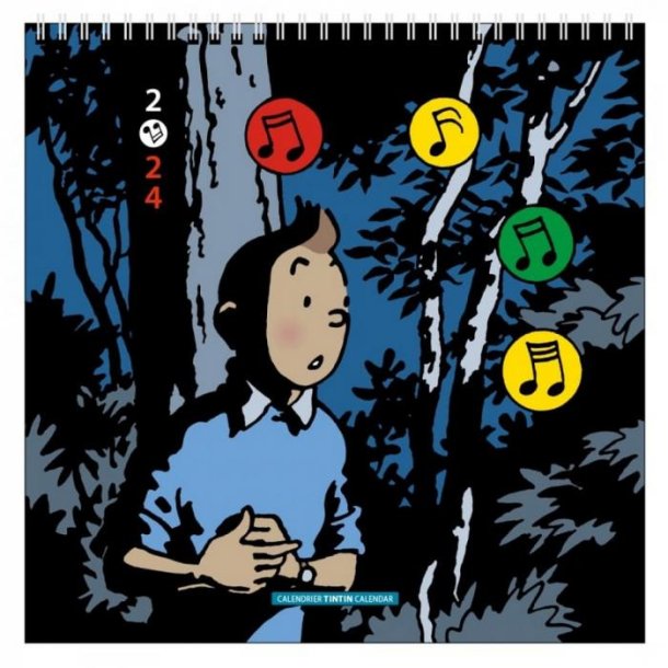 Tintin Kalender 2024 - Stor Til Vg