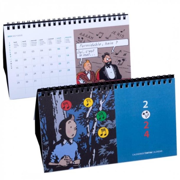 Tintin Bordkalender 2024