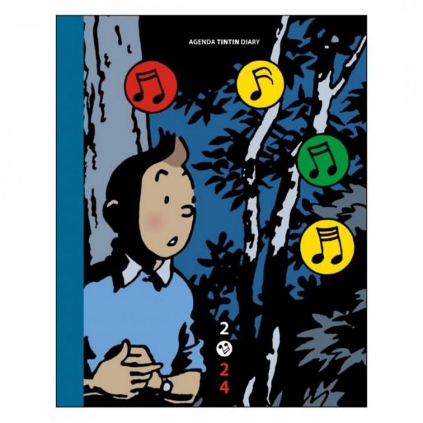Tintin Kalenderbog Stor 2024