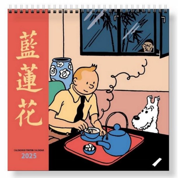 Tintin Kalender 2025 - Stor Til Vg