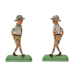 Tintin med tropehjelm (Congo)