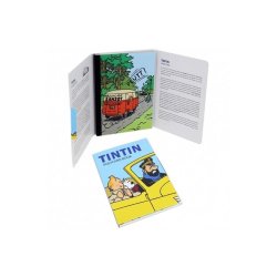 Tintin Postkort Bog - 16 stk Tintin Biler