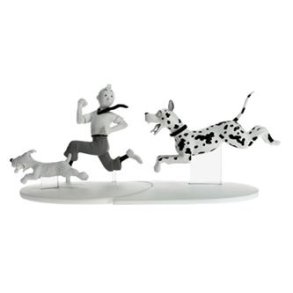 Tintin statue s/h - Tintin i Amerika