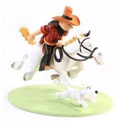 Tintin Figur - Tintin p hest