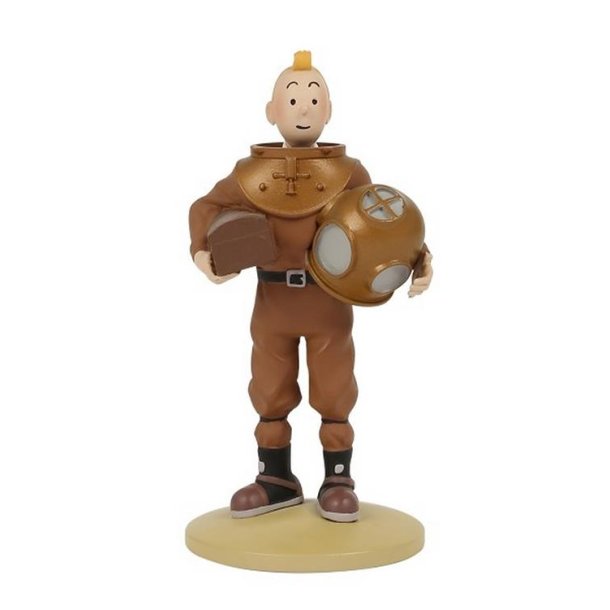Tintin Figur - Tintin i Dykkerdragt