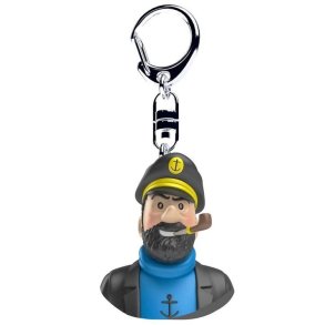 Tintin nglering i plast - Haddock buste 4,5cm