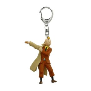 Tintin nglering i plast - Tintin ifre sig frakke 8cm