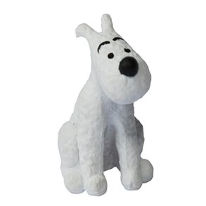 Tintin plastfigur - Terry siddende 4cm