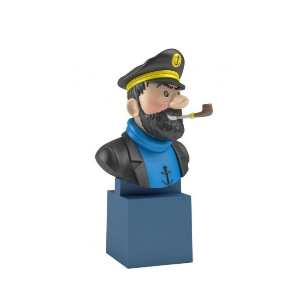 Tintin buste i plast - Haddock 7cm