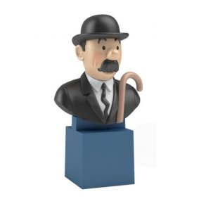 Tintin buste i plast - Dupont 7cm