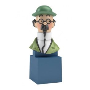 Tintin buste i plast - Tournesol 7cm