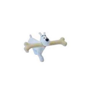 Tintin plastfigur - Terry med knogle 4,5cm