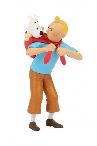 Tintin Med Terry P Ryggen Figur I Plast