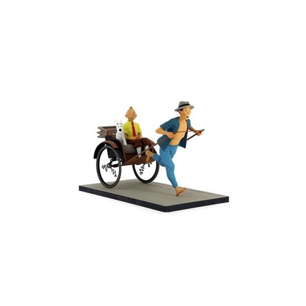 Tintin &amp; Terry i rickshaw 