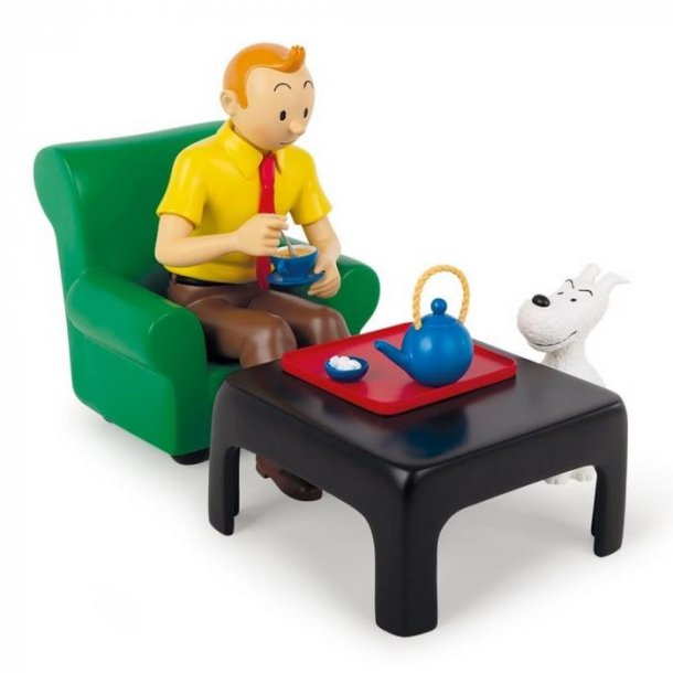 Tintin Figur - Tintin &amp; Terry Drikker The