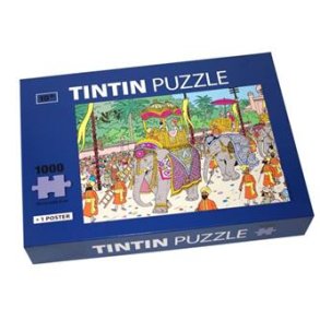 Tintin puslespil - Elefantoptog 1000 brikker