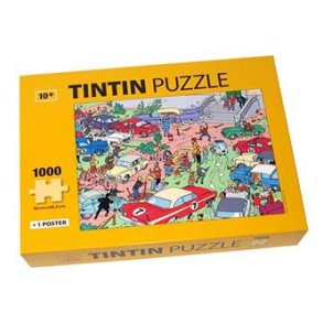 Tintin puslespil - Rally 1000 brikker