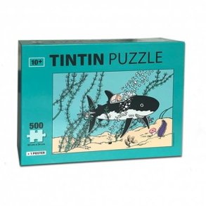 Tintin puslespil - Hajubd 500 brikker