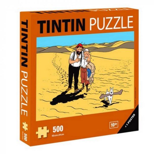 Tintin Puslespil - rkenvandring i trstens land