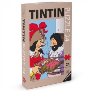 Tintin Puslespil - Rackham Den Rdes Skat, 24 Brikker