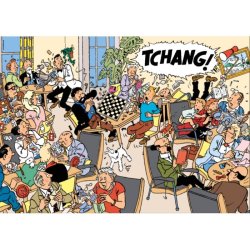 Tintin Puslespil - "TCHANG!", 1000 Brikker