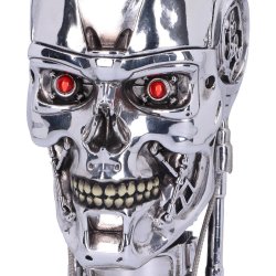 T-800 Terminator Statue Med Opbevaring