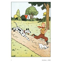 Tintin Album - Reporteren Tintins Oplevelser Nr. 6 - Den Sorte 