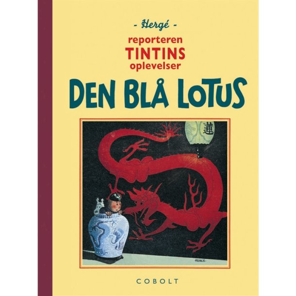 Tintin Album - Reporteren Tintins Oplevelser Nr. 4 - Den Blå Lotus
