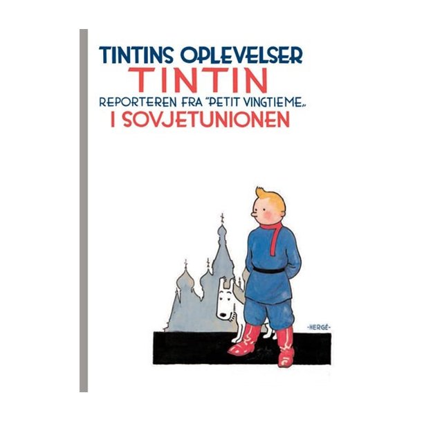 Tintin I Sovjetunionen - Retroudgave Sort/Hvid 