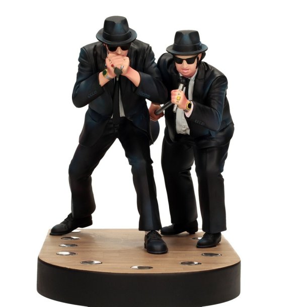 The Blues Brothers: Elwood and Jake Singing the Blues 1:10 Scale PVC Statue