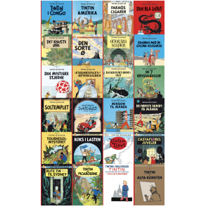 Pakketilbud - 24 Tintin Album - Softcover