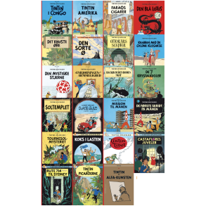 Pakketilbud - 23 Tintin Album(Alfa-kunsten) - Softcover