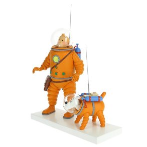 Tintin & Terry p mnen - Resin Figur