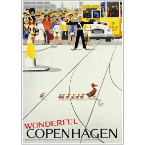 Retro Vintage Plakat - Wonderful Copenhagen, Viggo Vagnby