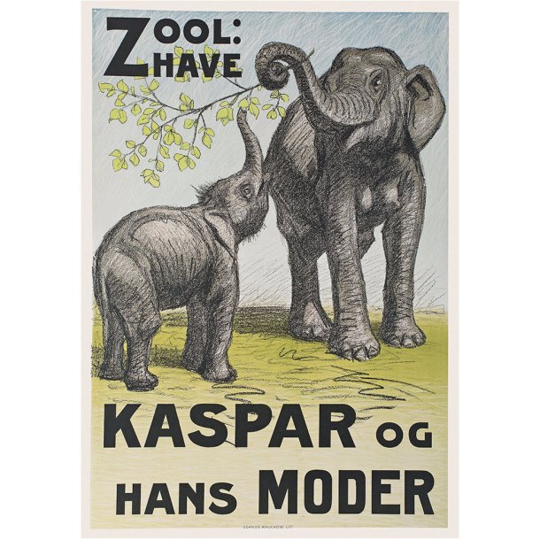 Zoologisk Have plakat - Kaspar hans