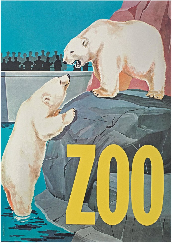 Isbjørne - plakat i