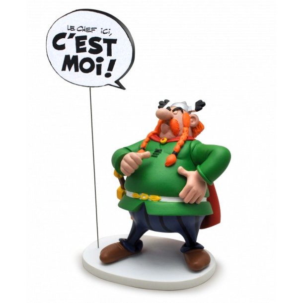 Asterix og Obelix Figur - Abraracourcix "Chefen - ja det er mig!"
