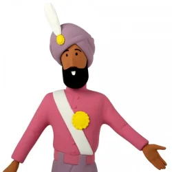 Tintin Figur - Maharadjaen Og Hans Sn