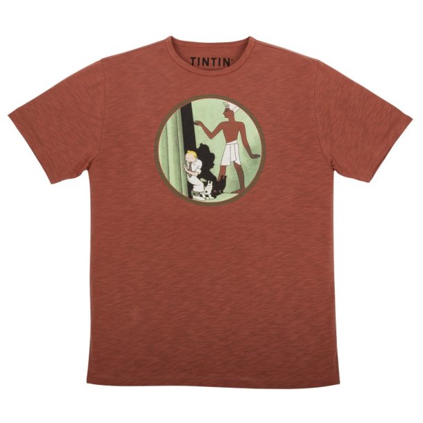 Tintin T-Shirt - Faraos Cigar - Terracotta