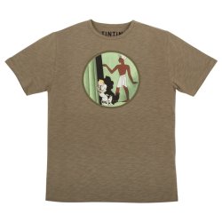 Tintin T-Shirt - Faraos Cigar - Khaki