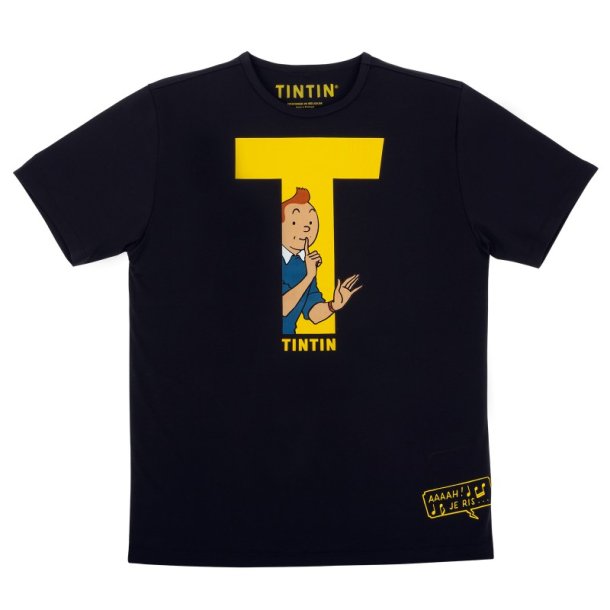 Tintin T-Shirt - T - Sort