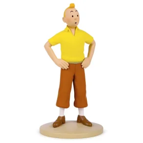 Tintin Figur - Tintin Med Gul Poloshirt 