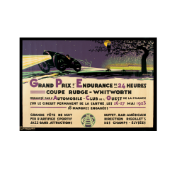 Retro Racing Plakat - Le Mans 1923