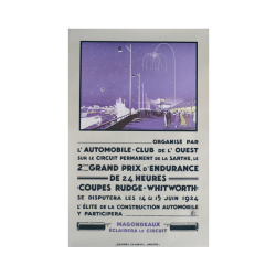 Retro Racing Plakat - Le Mans 1924