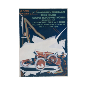 Retro Racing Plakat - Le Mans 1926
